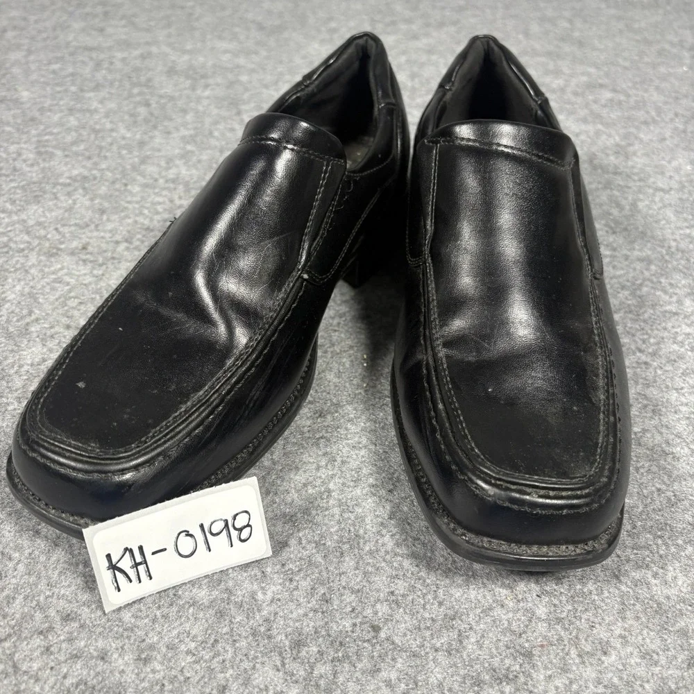 Robert David Lil Tim Dress Shoes 4M Black Slip‎ On Loafers